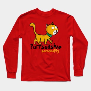 Purrsuasive Personality Long Sleeve T-Shirt